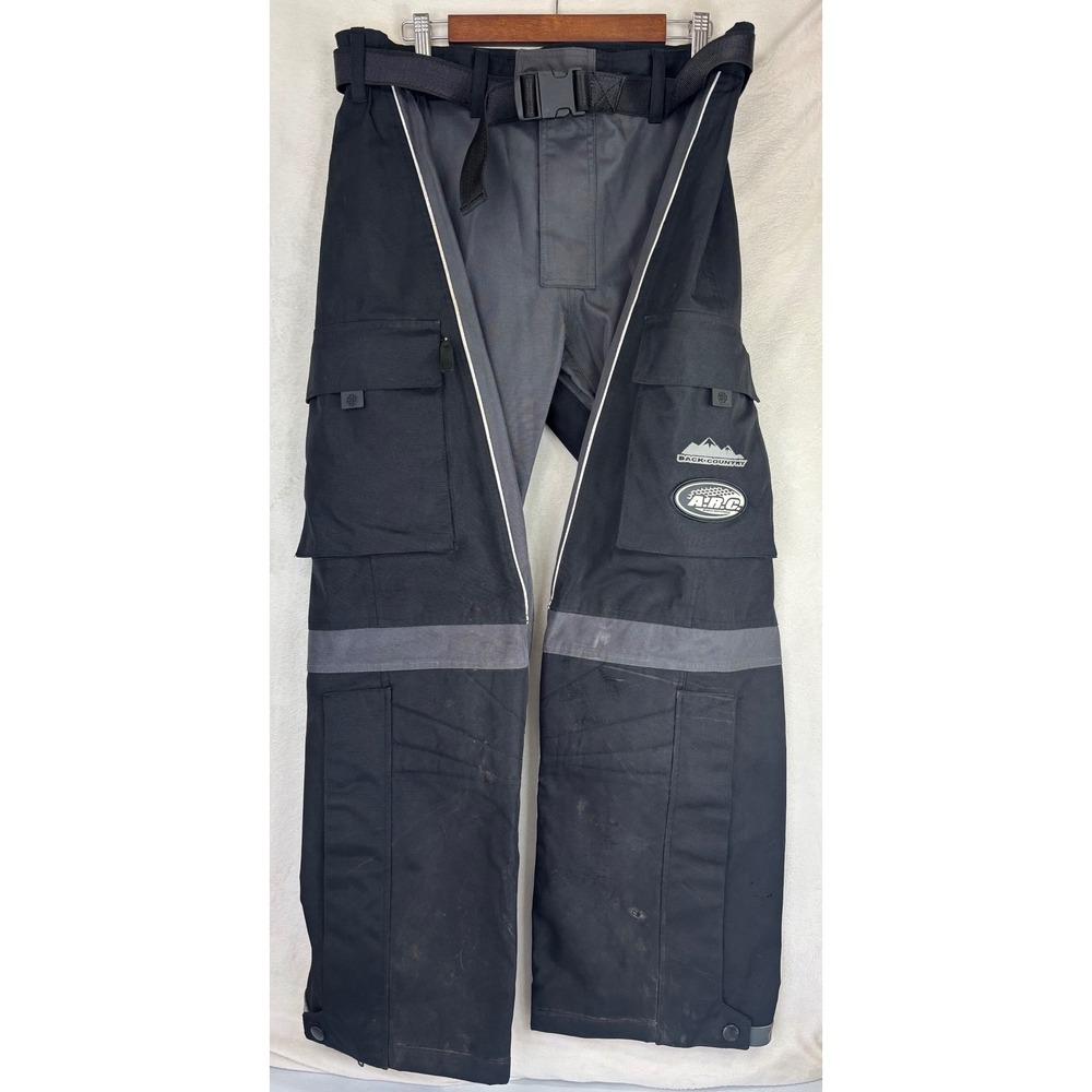 ARC Mens Riding Pants Back-Country Black‎ Advanced Rider Coverage Motorcycle 36